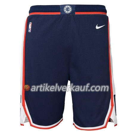 LA Clippers Navy 2018-19 Nike Kurze Hose Swingman - Herren